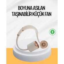 TeknoKapsül Katlanabilir Asılabilir Fan USB Şarjlı Hafif Sessiz Tasarım -
