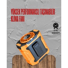TeknoKapsül Turbo Mini Fan – Dijital Ekranlı, Sessiz & Şarjlı Serinlik! -