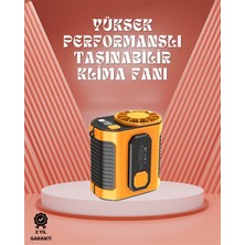 TeknoKapsül Sessiz Turbo Fan – Kamp, Spor, Ofis Için Taşınabilir Mini Soğutucu -