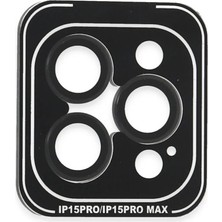 TeknoKapsül Iphone 15 Pvd Metal Kamera Lens - Siyah