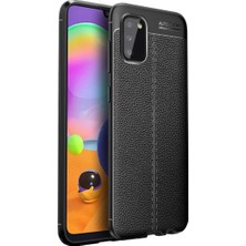TeknoKapsül Galaxy A02S Kılıf Auto Fus Kapak - Siyah
