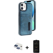 Pileli Store Pilelistore™ iPhone 11 Kılıf Yörünge Işık Serisi - Siyah 6d Antistatik Mat Seramik Hayalet Nano Ekran Koruyucu + Pers Alüminyum Kamera Lens - Lt