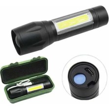 Uravas Store Mey Ithalat® El Feneri Uzun Menzilli USB Şarj Edilebilir Kamp Lambası