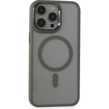 Uravas Store Iphone 15 Pro Max Kılıf Room Magneticsafe Silikon - Gri