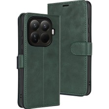 Uravas Store Mi 15T Pro Trend S Plus Kapaklı Kılıf - Yeşil