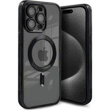 Uravas Store Iphone 15 Pro Max Kılıf Kross Magneticsafe Kapak - Siyah