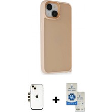 Pileli Store Pilelistore™ iPhone 14 Kılıf Atlas Form - Şeffaf Royal Nano Ekran Koruyucu + Shine Kamera Lens - Gd