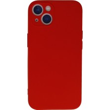 Uravas Store Iphone 13 Mini Kılıf Nano Içi Kadife Silikon - Kırmızı
