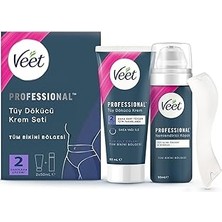 Uravas Store Veet Professional Bikini Bölgesi Tüy Dökücü Krem Seti (50 ml + 50 Ml)