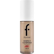 Uravas Store Flormar Perfect Coverage Yüksek Pigmentli &amp; Yarı Parlak Bitişli SPF15 Fondöten 133 Classic Beig