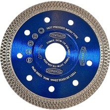 Tomax Çapraz Dişli Mavi Hassas Kesme 115X1.3X22MM