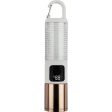 Zero Land Flzdgnkr USB Şarjlı Kamp Feneri Çift Işık Kaynağı 500 Lümen Güç Ekranlı Taşınabilir LED Aydınlatma