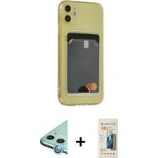 Pileli Store Pilelistore™ iPhone 11 Kılıf Doruk Klasik Koleksiyonu - Siyah 6d Mat Seramik Hayalet Nano Ekran Koruyucu + Raze Metal Kamera Lens - Mı