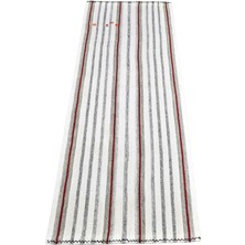 Zehra Abla Halı Yeni El Dokuma Benzersiz Ak Pamuklu Yörük Yün Kilim 7360