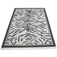 Zehra Abla Halı Yeni 3m2 El Dokuma Nadir Naturel Modern Leopar Yün Kilim 7356