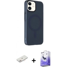 Pileli Store Pilelistore™ iPhone 11 Kılıf Çekirdek Modern Prime - Siyah Bilvis 5in1 5d Magic Hayalet Cam Ekran Koruyucu + Renkli Kamera Lens Koruma Cam - Pe