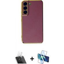 Pileli Store Pilelistore™ Galaxy S21 Fe Kılıf Yankı Serisi - Siyah 3D Antistatik Cam Ekran Koruyucu + Kamera Lens Koruma Cam - Sf