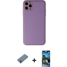 Pileli Store Pilelistore™ iPhone 11 Pro Max Kılıf Yadigar Klasik - Siyah 34D Izgaralı Cam + Shine Kamera Lens Koruma Cam - Gı