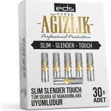 Eds Slım-Slender - Touch Agızlık Filtre 30 Adet Slender Touch Tüm S-Igaralara Uyumludur