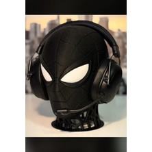 Genç 3D Kulaklık Standı | Örümcek Adam Kafa Modelli Kulaklık Tutucu | Marvel Temalı
