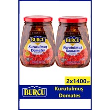 Burcu Güneşte Kurutulmuş Domates Cam Kavanoz 1400 gr x 2 Adet