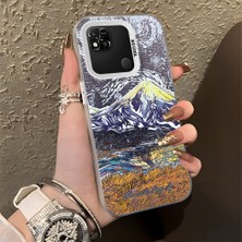 HONTINGA Xiaomi Redmi 9c ile Uyumlu Kılıf Silikon Kenar Sert Arka Kamera Koruyucu Basitlik Anti Düşme Kamera Korumalı Resim Desen Couple Telefon Kılıfı Kadın ve Erkek Için Uygundur K1-1327
