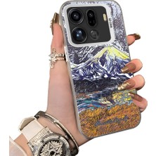 HONTINGA Oppo Find X9 Pro 5g ile Uyumlu Kılıf Silikon Kenar Sert Arka Kamera Koruyucu Basitlik Anti Düşme Kamera Korumalı Resim Desen Couple Telefon Kılıfı Kadın ve Erkek Için Uygundur K1-1327