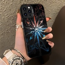 HONTINGA iPhone 13 Pro Max ile Uyumlu Kılıf Silikon Kenar Sert Arka Kamera Koruyucu Basitlik Anti Düşme Kamera Korumalı Pusula Desen Couple Telefon Kılıfı Kadın ve Erkek Için Uygundur K1-1332