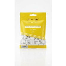 Meka Shisha Premum Pamuk Filtre Ağızlık 100 Adet Kalınd Organik Pamuk Filtre 7x9 x 8 Mm.