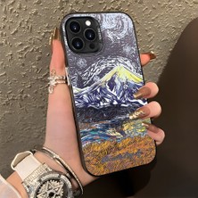 HONTINGA iPhone 13 Pro Max ile Uyumlu Kılıf Silikon Kenar Sert Arka Kamera Koruyucu Basitlik Anti Düşme Kamera Korumalı Resim Desen Couple Telefon Kılıfı Kadın ve Erkek Için Uygundur K1-1327