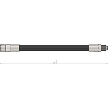 CAVO Zengemtx Fren Hortumu Arka 227MM Bmw E30 E36 E46 E34 E32 Audi A6 94 97