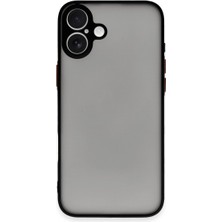 Uravas Store Iphone 16 Kılıf Montreal Silikon Kapak - Siyah