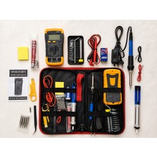 HPYTECH🔥60W Ayarlanabilir Havya Kiti–full Lehim🔧elektronik Tamir Seti(Çantalı)
