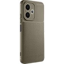 Colezium A5 Pro 4g Kılıf Auto Fus Karbon Kapak - Kahverengi