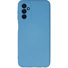 Uravas Store Galaxy M23 Kılıf Nano Içi Kadife Silikon - Mavi
