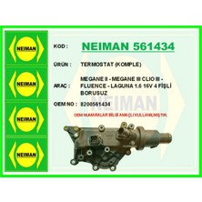 Bescher Zengemtx Termostat Komple Megane Ii - Megane Iii Clio Iii - Fluence - Laguna 1.6 16V 4 Fişli Borusuz