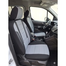 Mevas Favori Serisi Gri Citroen Berlingo Ile Uyumlu Tam Set Oto Koltuk Kılıfı Arka Koltuk 2+1