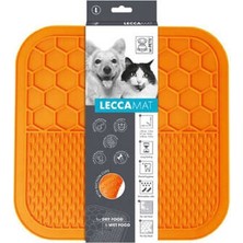 Uravas Store Lecca Kedi ve Köpekler Için Yavaş Beslenme Ödül Matı Large Turuncu 30X30 cm