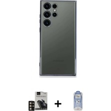 Pileli Store Pilelistore™ Galaxy S24 Ultra Kılıf Vadi Minimal - Siyah Joko Magic 5d Cam + Pvd Metal Kamera Lens - Gd