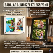 Best Hediye Akrilik Ikili Fotoğraf Çerçevesi - 13X18CM-BASKILAR Dahil