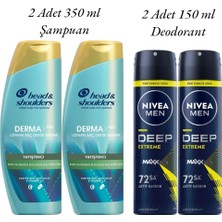 Head&Shoulders Derma x Pro Yatıştırıcı Seti 350 ml Şampuan 2 Adet + Niveamen Sprey Deodorant 72 Saat Anti-Perspirant 150 ml 2 Adet