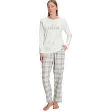 Anıl 11253 Kadın Uzun Kol Kışlık Pijama Takım