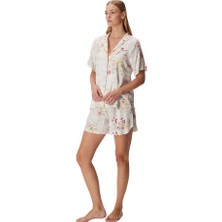 Anıl 11355 Kadın Yazlık Atlet ve Şortlu Pijama Takım