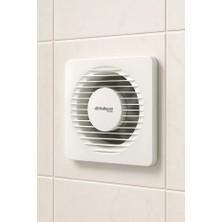 Mutlusan 100 mm 4” Havalandırma Aspiratörü – 12W Sessiz Banyo ve Tuvalet Fanı (2450 Rpm)