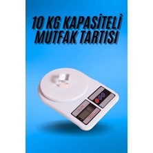 Canarino Dijital Hassas 10 kg Mutfak Terazisi Tartısı LCD Ekran Mutfak Tartısı - Lisinya