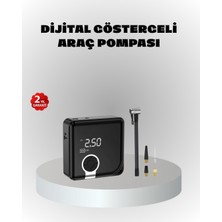 Canarino Dijital Ekranlı Şarjlı Hava Kompresörü 150 Psı Güçlü Motorlu - Lisinya