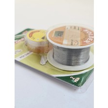 Huli Rosin Flux ve Lehim Teli Seti 1 mm – 40/60 Kalay Oranı, 2’li Paket