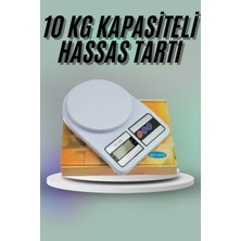 Canarino Mutfak Tartısı Dijital Göstergeli Hassas Tartı 10 kg Kapasiteli - Lisinya