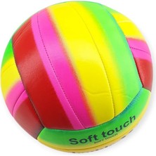 Canarino Voleybol Topu Gökkuşağı Dsenli 280 gr - VB-830-S1 (Lisinya)