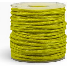 Mg Ropes Bileklik, Outdoor ve Hobi Polyester Paracord Ipi 2.2 mm No:20 20 Metre Sarı